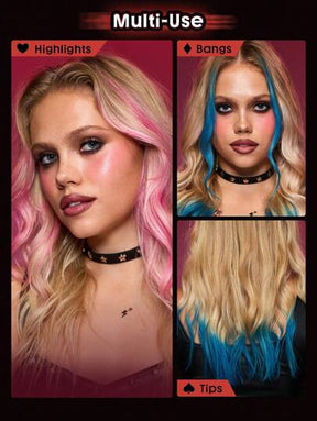 Harley Quinn X SHEGLAM To Dye For Temporary Hair Dye Powder-Chaos Blue